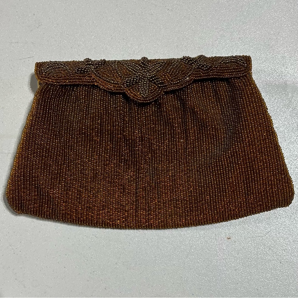 Walborg Vintage Glass Beaded Clutch